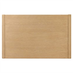 Hazel Modern Classic Light Wash Oak Reeded Nightstand|