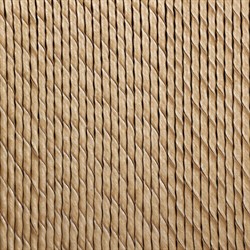 Isolde Coastal Beach Brown Teak Woven Outdoor Lounge Chair|