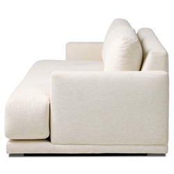 Jennings Modern Classic Cream Crypton Sofa - 85"|