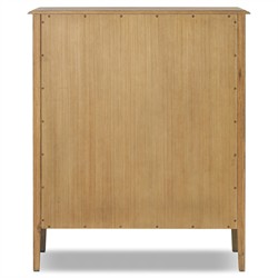 Adelaide Rustic Lodge Brown Aged Oak Tall Dresser|