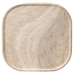 Manor Modern Classic Grey Concrete Block Outdoor End Table|