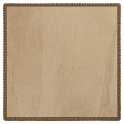 Maris Coastal Beach Beige Stone Woven Outdoor Coffee Table|