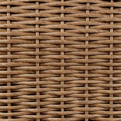 Mazie Coastal Beach Cream Woven Outdoor Swivel Chair|