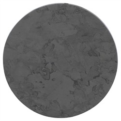 Nina Updated Traditional Grey Marble Black Iron Drink Table|
