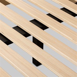 Oasley Updated Traditional Beige Slipcovered Bed - Queen|