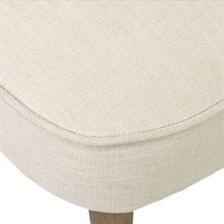 Andy Modern Classic Cream Performance Brown Wood Counter Stool|