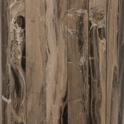 Ponce Modern Classic Brown Marble Oval Desk|