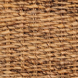 Raiko Coastal Beach Cream Woven Accent Stool|