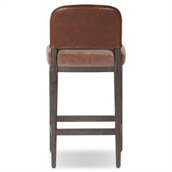 Ryver Modern Classic Brown Velvet Counter Stool|