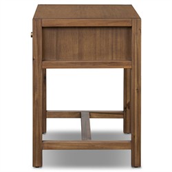 Timmy Rustic Lodge Brown Acacia Wood Small Nightstand|