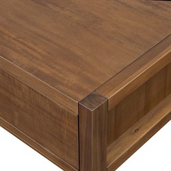 Timmy Rustic Lodge Brown Acacia Wood Small Nightstand|