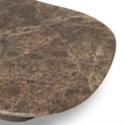 Tori Modern Classic Brown Marble Coffee Table|