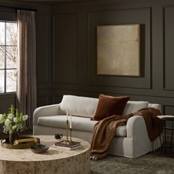 Ulla Modern Classic Cream Crypton Sleeper Sofa - 82"|