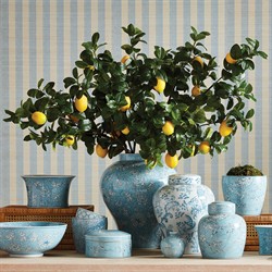 Arles French Country 31" Faux Lemon Branches - Set of 4|