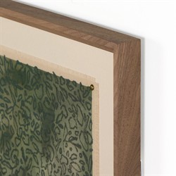 Green Glimmer Painting - 18x18|