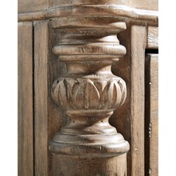 Massimo Updated Traditional Brown Wood Bachelor Chest|