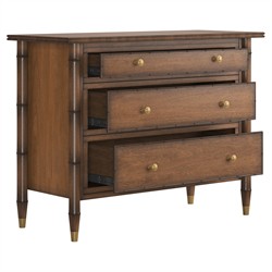 Zaylen Updated Traditional Brown Wood Bachelor Chest|