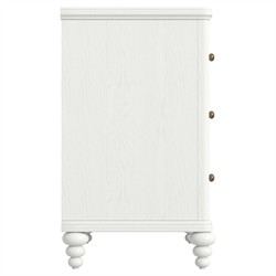 Eren Updated Traditional White Wood Double Dresser|
