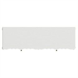 Eren Updated Traditional White Wood Double Dresser|