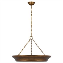 Lenoir Updated Traditional Vintage Gild Chandelier - 24"|