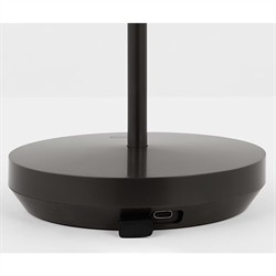 Tepa Modern Classic Bronze Brass Rechargeable Outdoor Table Lamp|