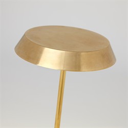 Tepa Modern Classic Natural Brass Rechargeable Outdoor Table Lamp|