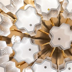 Corin Updated Traditional White Glass 12 Light Chandelier|