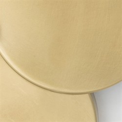 Adalia Modern Classic Aged Brass Crystal Semi Flush Mount|