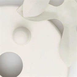 Liora Traditional Matte White Sunburst Round Wall Mirror|