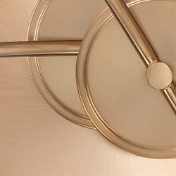 Finley Traditional Brown Leather Strap Gold Round Wall Mirror|