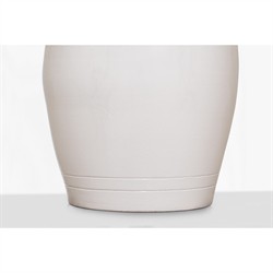 Visual Comfort Fasano Traditional White Linen Shade White Terracotta Table Lamp|