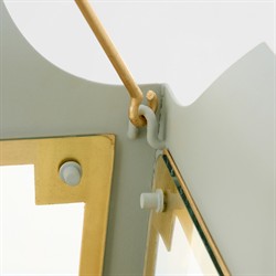 Visual Comfort Caddo Traditional Glass Shade Celadon Blue Steel Lantern|