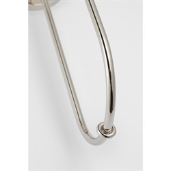 Visual Comfort Ingela White Silk Pleated Polished Nickel Single Armed Sconce|