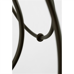 Visual Comfort Ingela White Silk Pleated Modern Iron Shaded Chandelier|