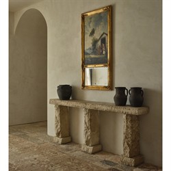 Laguna Traditional Antique Grey Terracotta Two-Handle Vase|