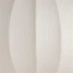 Elio Modern Antique Brass White Linen Globe Pendant - 16"|