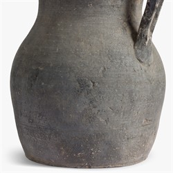 Toscana Traditional Antique Grey Terracotta Pitcher Vase|