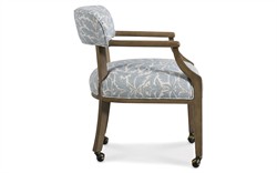 Bella Blue Porcelain Cotton Weave Game Chair|