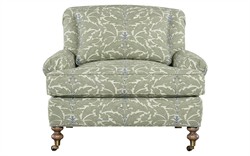 Carter Dried Herb Cotton Weave Chair and a Half|