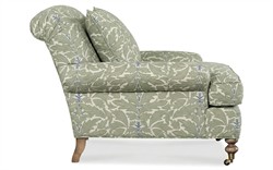 Carter Dried Herb Cotton Weave Chair and a Half|