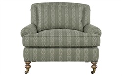 Carter Basil Stripe Chair and a Half|