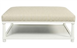 Hollis Shoreline Sunbrella Square Ottoman|