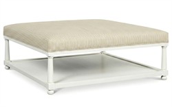 Hollis Shoreline Sunbrella Square Ottoman|