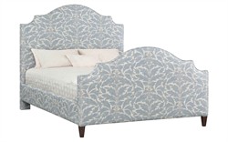 Riya Blue Porcelain Cotton Weave Bed - Queen|