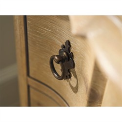 Carrie Updated Traditional Brown Hall Chest|