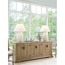 Westmont Updated Traditional Brown Wood Buffet|