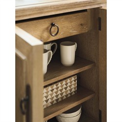 Westmont Updated Traditional Brown Wood Buffet|