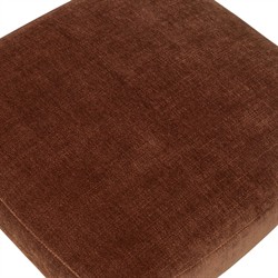 Bellaire Modern Classic Rust Velvet Black Iron Dining Chair|