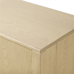 Blake Modern Classic Brown Washed Wood Media Console - 72"|