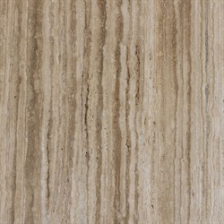 Bourne Modern Classic Beige Travertine Round Pedestal Dining Table - 55"|